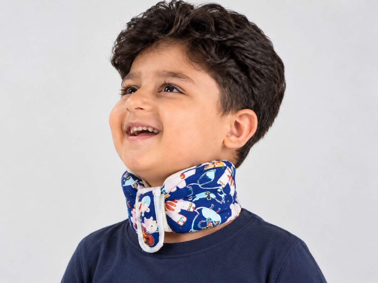 گردنبند طبی فومی نرم کودکان و اطفال (کلار نرم) واسپور (کد B54)